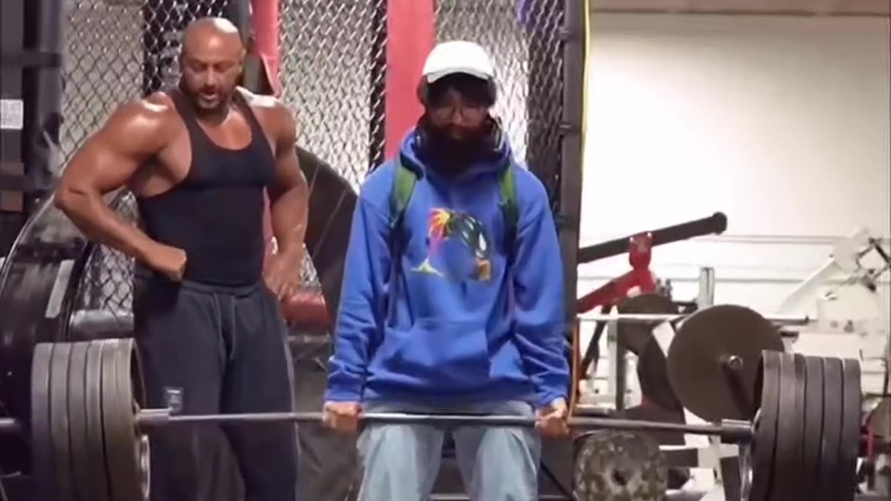 Gym prank