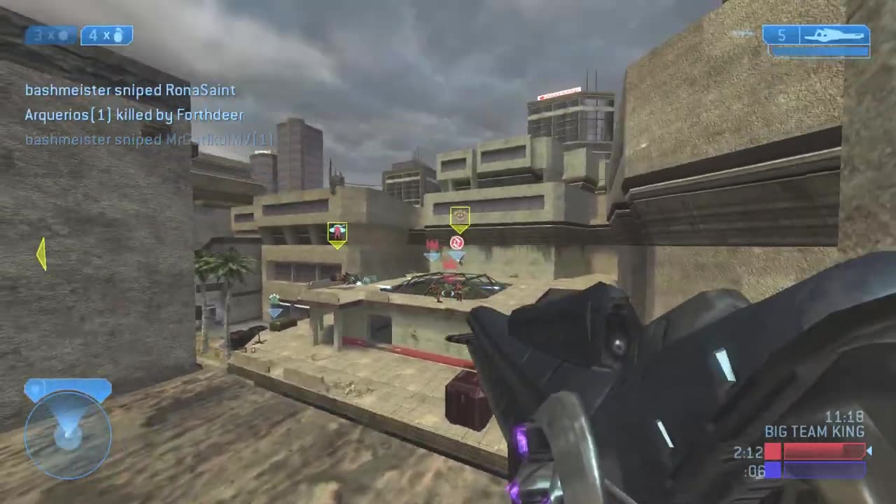 Halo 2 Classic Big Team - Big Team King on District Multiplayer Gameplay