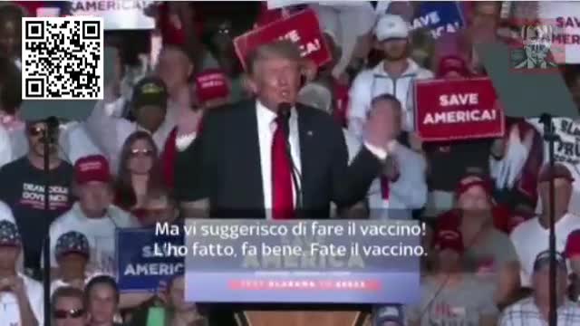 TRUMP: "TAKE THE VACCINE"