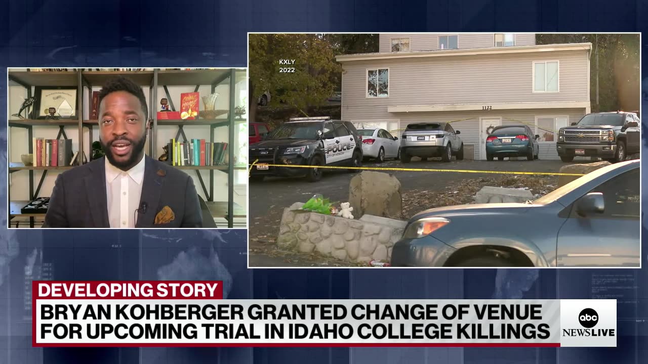 Bryan Kohberger trial granted change of venue