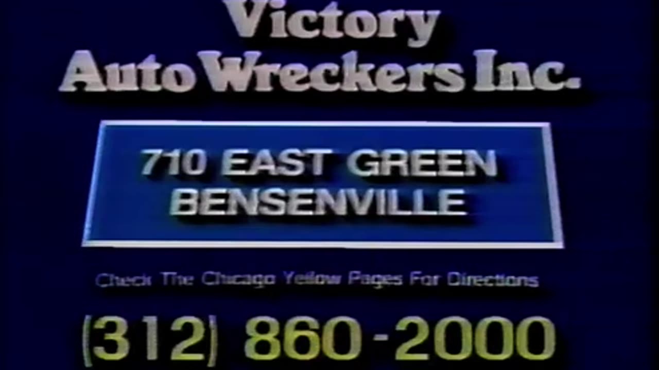 August 10, 1987 - Victory Auto Wreckers in Bensenville, Illinois