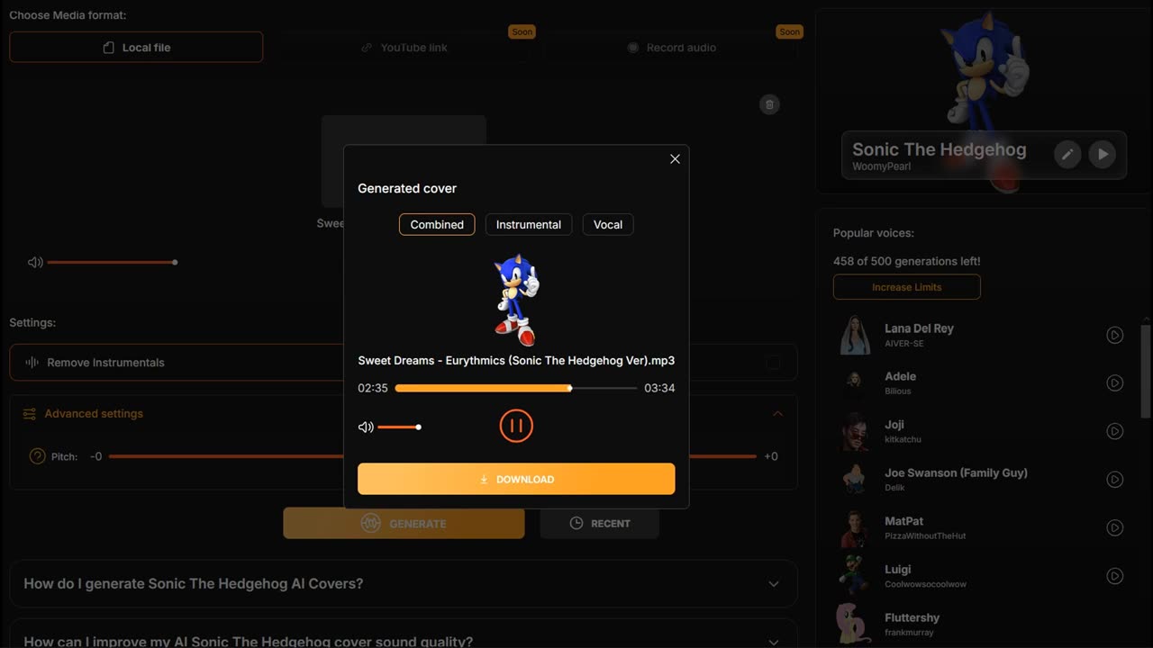 How to Easily Make Cover Songs with AI Using AudioModify