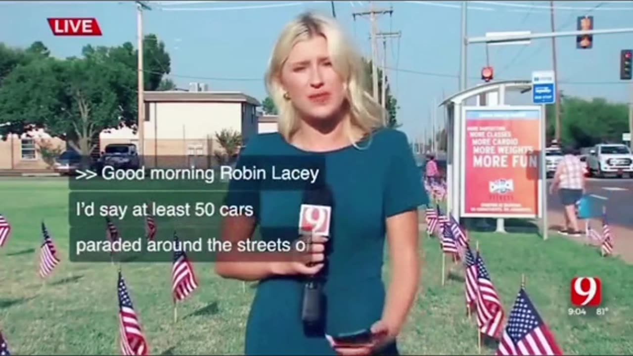 Oklahoma High School forbid American flags