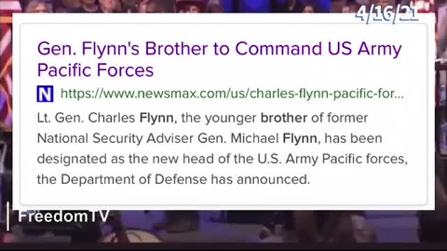 General Flynn, “we have a President!”
