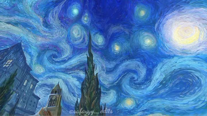 Van Gogh painting animation