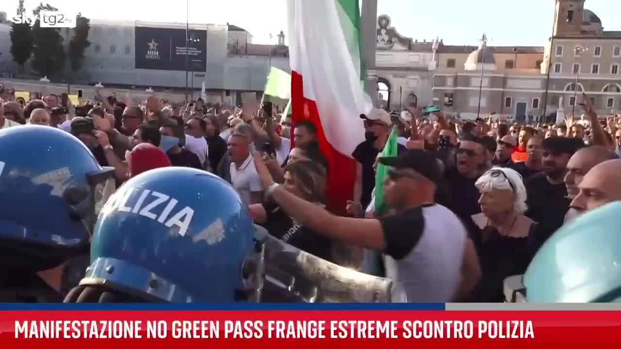 Manifestazioni NoGreenPass in tutta Italia a Luglio 2021