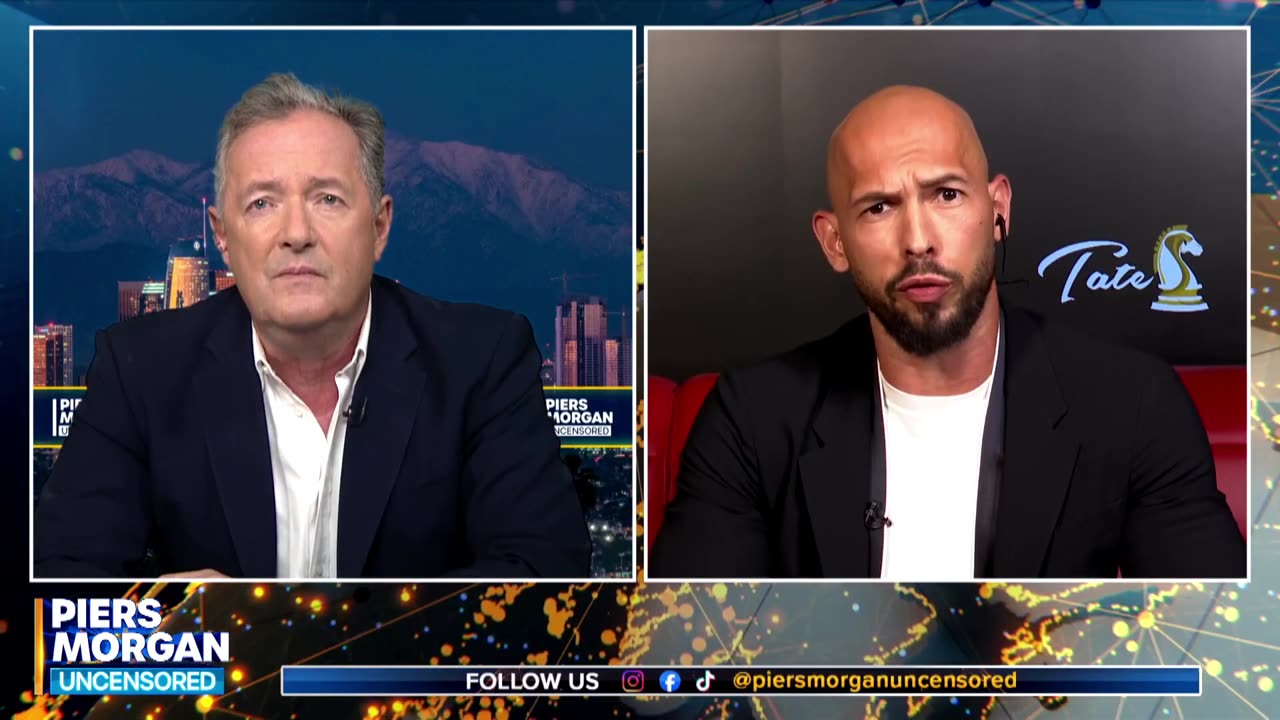 HEATED Moments Andrew Tate vs Piers Morgan!