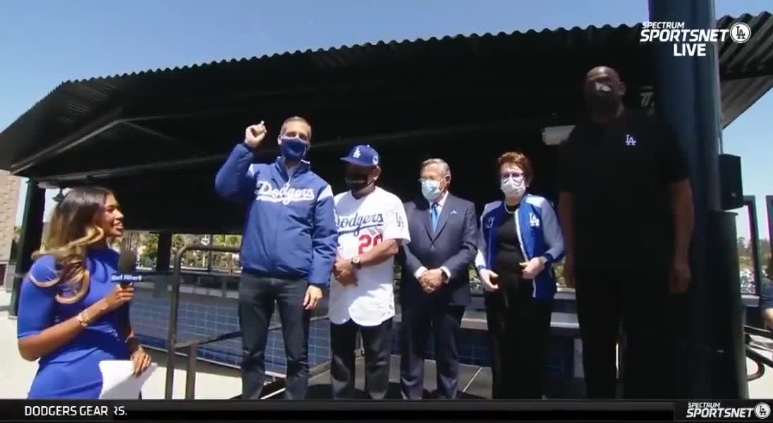 Los Angeles Mayor Eric Garcetti Booed by Limited Capacity Crowd at Dodgers Game