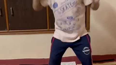 Kid dancing