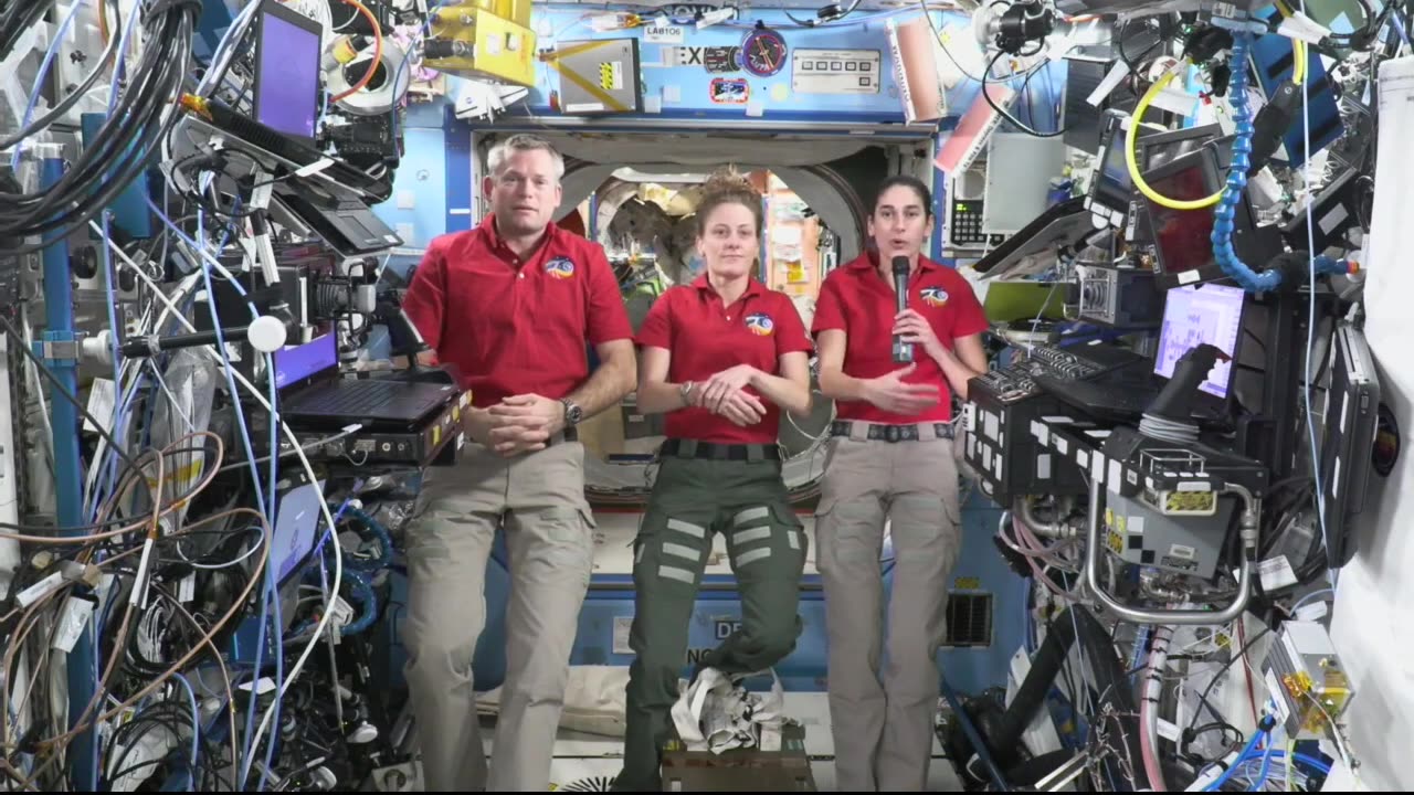 Expedition 70 Space Station Crew Talks with KHOU-TV Houston and Houston Chronicle