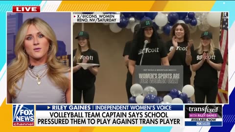 Riley Gaines shreds Nevada for trying to ‘muzzle’ volleyball players over trans player