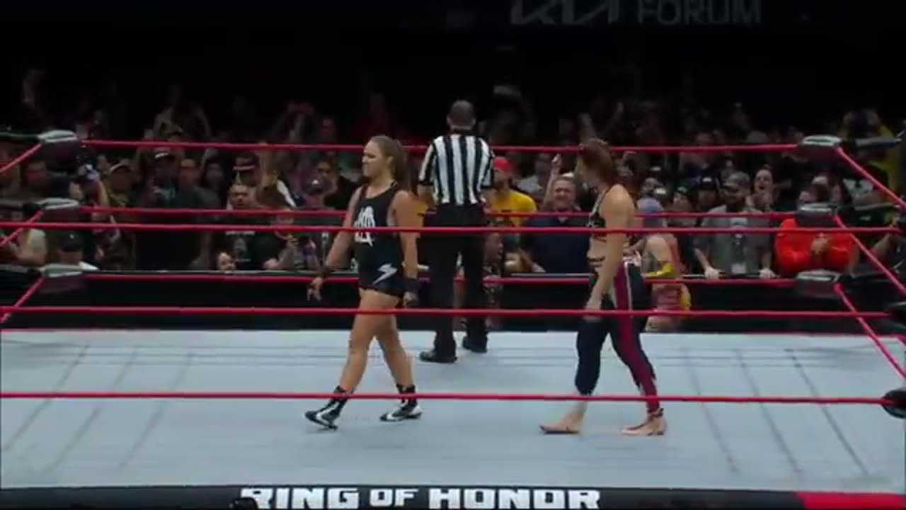 Ronda Rousey has arrived in Ring of Honor