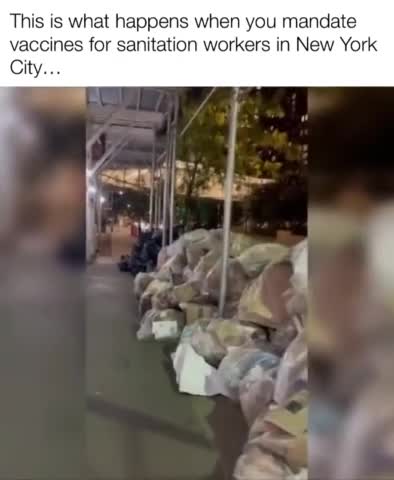 STUNNING Footage Shows New York After De Blasio Fires Sanitation Workers Through Mandates