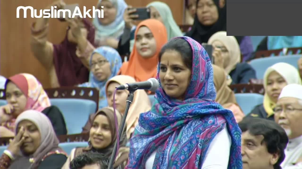 Indian Lady Converts to Islam After She Got Her Answer dr. zakir