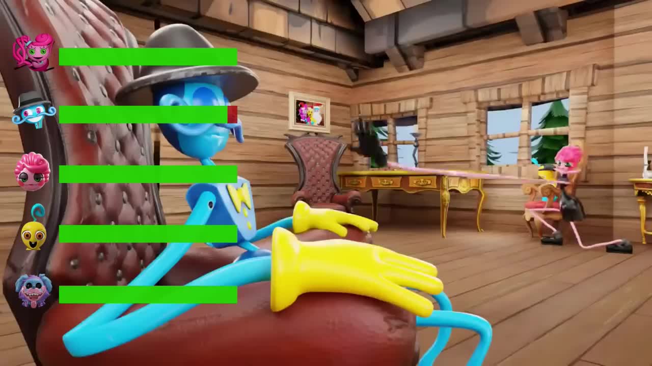 SFM FNaF Top 5 Security Breach vs Poppy Playtime WITH Healthbars 10p5