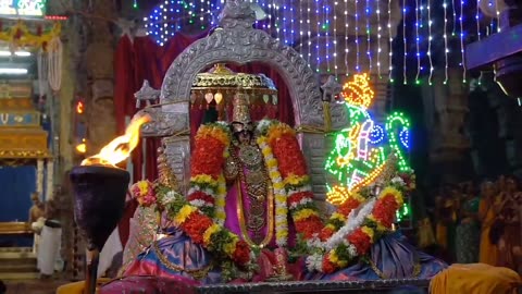 srirangam namperumal oonjal utsavam