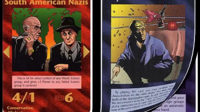 Illuminati Nazicomunist World Order Card Game-All Cards (M-Last Card) "Forse gli Illuminati sono dietro questo gioco.Devono esserlo:sono,per definizione,dietro tutto." sono solo dei pupazzi,schiavi,servi e zerbini dei loro padroni appunto