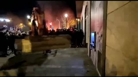 Mass rioting in the Mediterranean island of Corsica demanding independence from France.