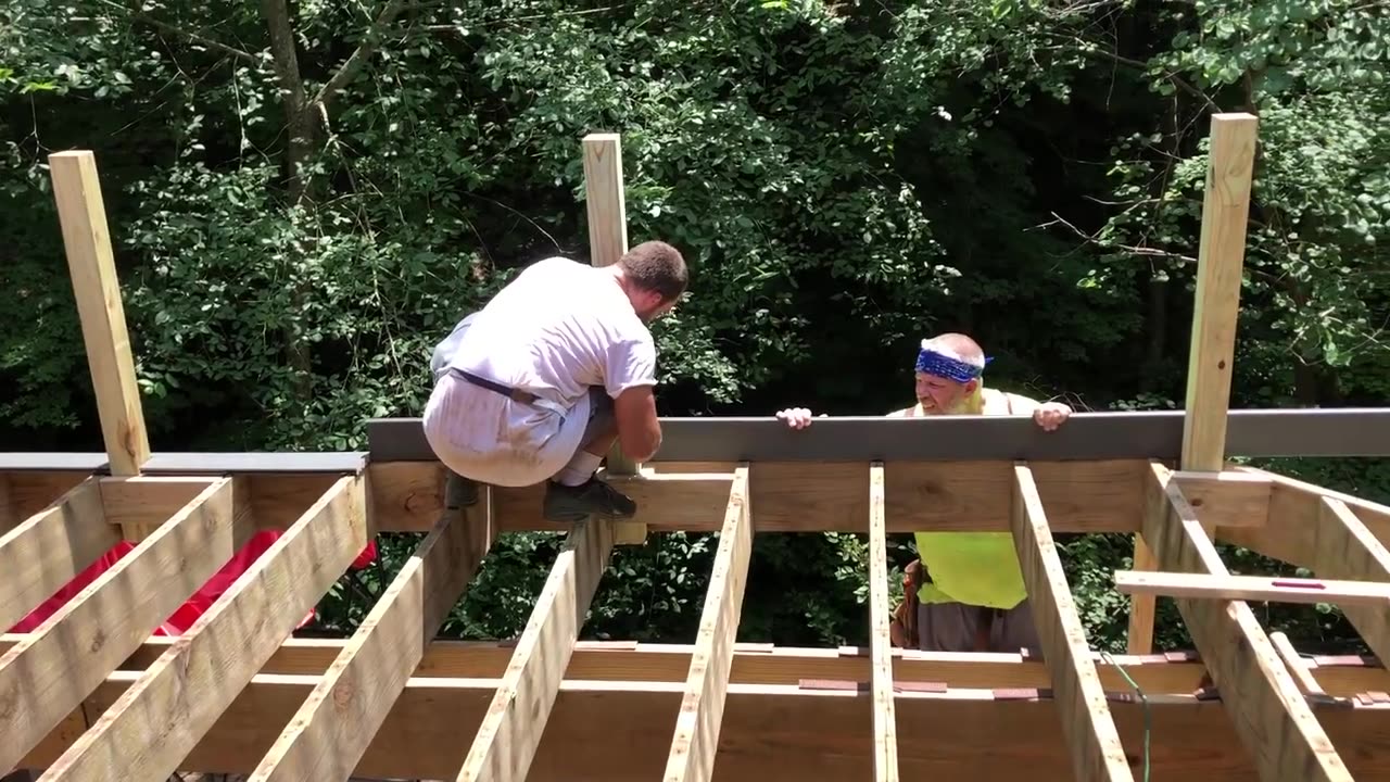 July 18, 2019 - Deck Construction Continues at My House