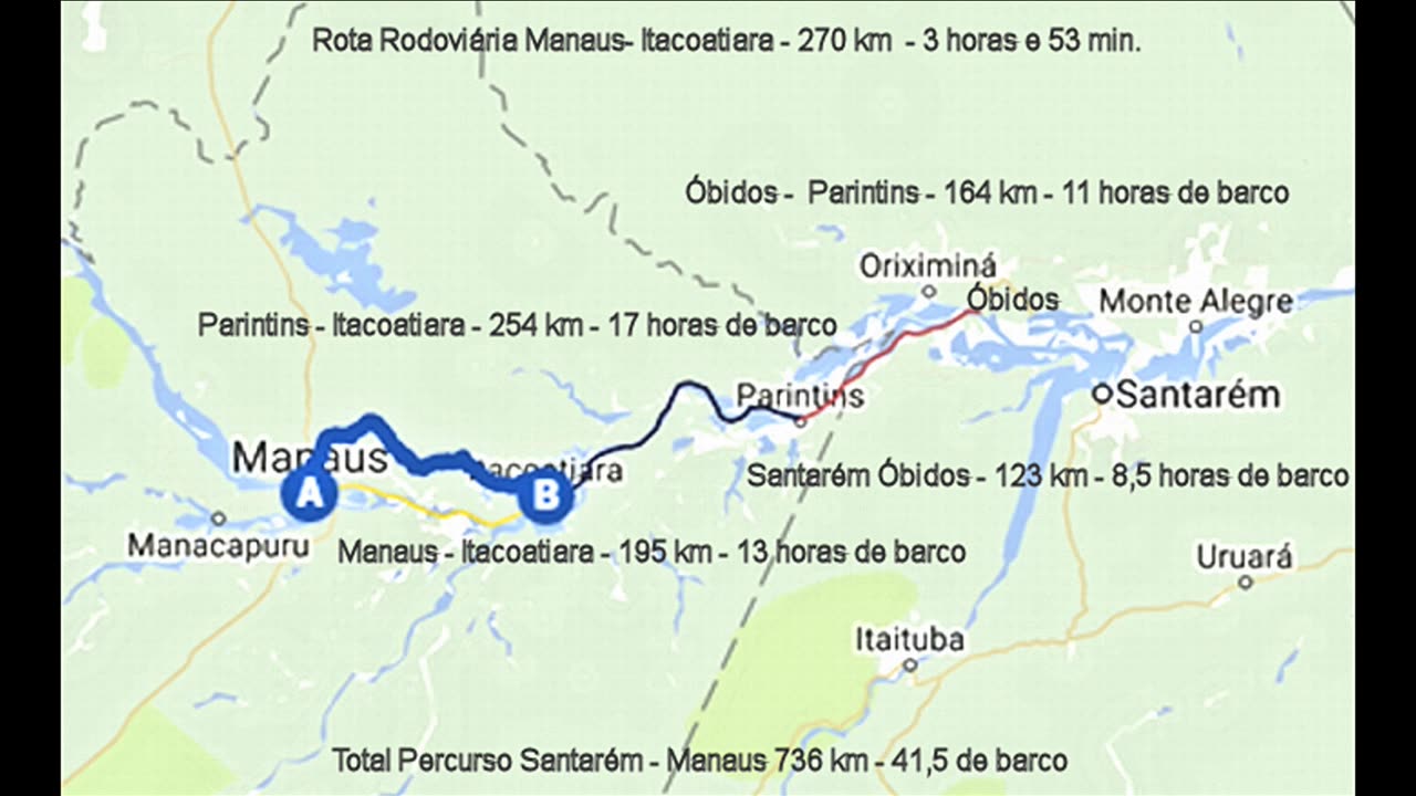 Rio Amazonas entre Santarém e Manaus - Amazônia