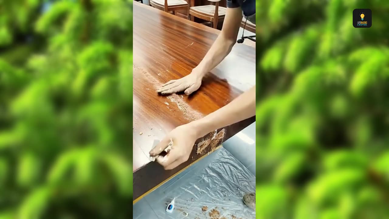 Life Hacks - Fixing a Crack in the Table 😎 / Cool Life Hacks & Experiments