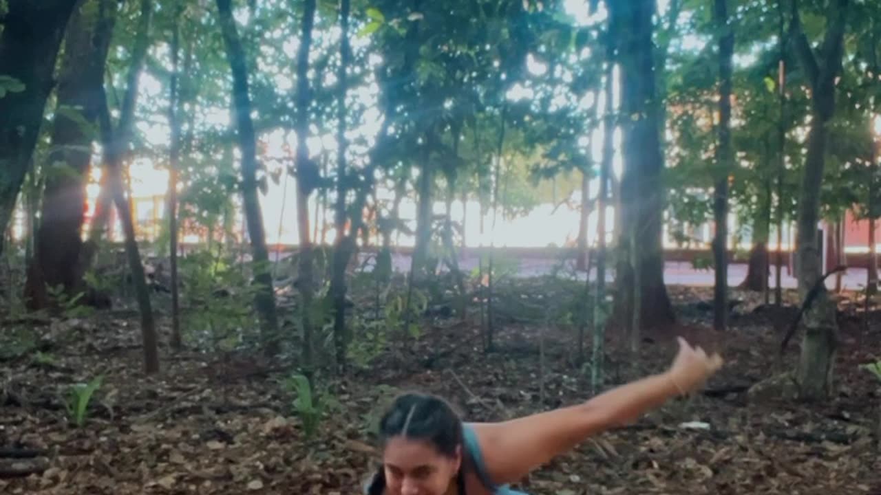 Girl Fails Handstand