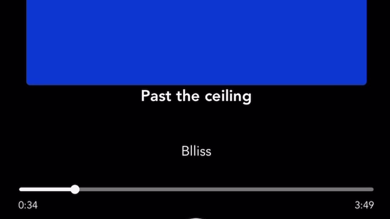 past the ceiling