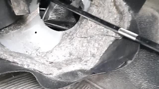 JB Weld a socket to rounded head of bolt. Part 2.