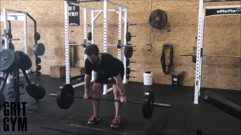 BB Deadlift Speed Pull