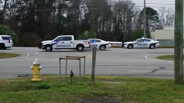 Police Chase Procession