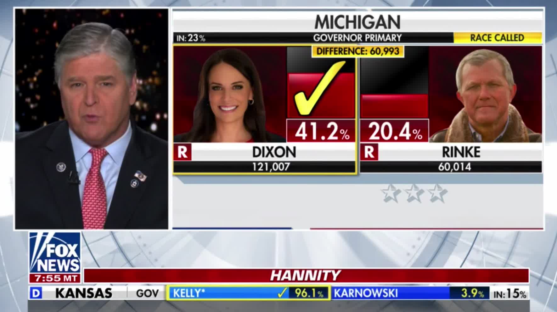 Trump-endorsed Tudor Dixon has won the Republican primary for Michigan governor