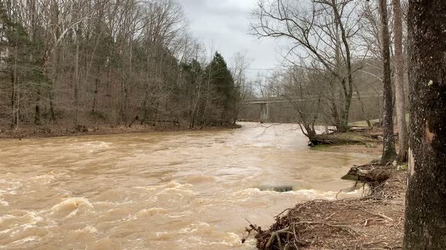 Otter Creek KY running high