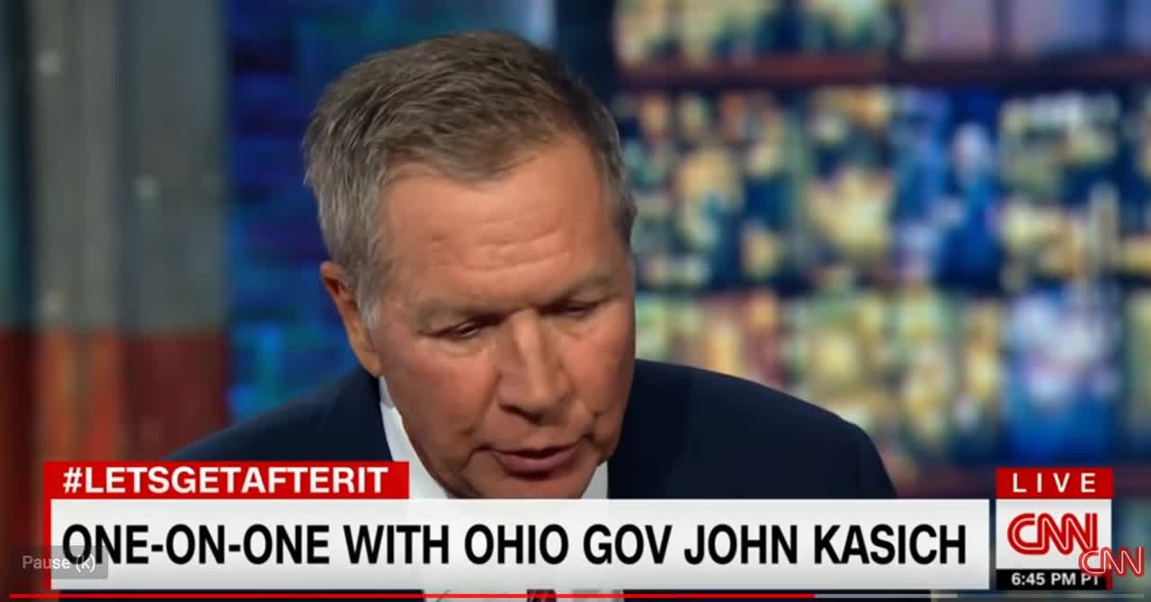 John Kasich on CNN - Senator John McCain was "PUT TO DEATH"