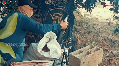 Al-Quds Brigades Mortar strikes in central jabalia camp