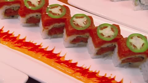 Gordan Ramsey tried SUSHI PIZZA!