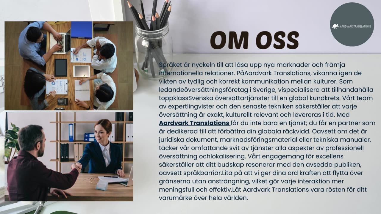 ÖVersättningstjänsternas Roll - En Game Changer För Svenska Företag