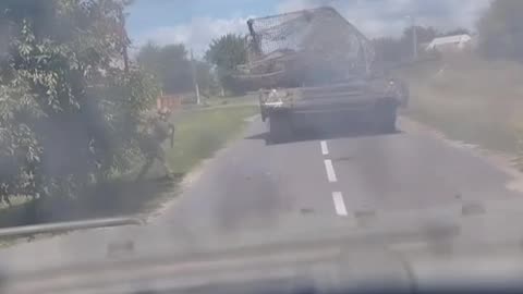 Must-See Footage of a Ukrainian Armored Assault in Kursk