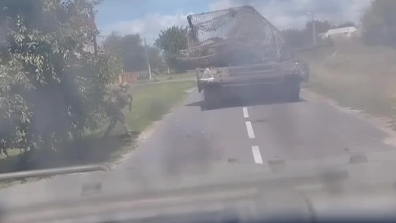 Must-See Footage of a Ukrainian Armored Assault in Kursk