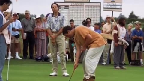 When Golf gets Aggressively Personal 😡🤬😅🤣 scene from "Happy Gilmore" (1996)