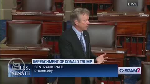 Rand Paul Drops NUKE on Dems’ Plans for Second Impeachmen