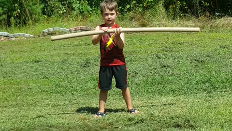 my Son and his stick skills