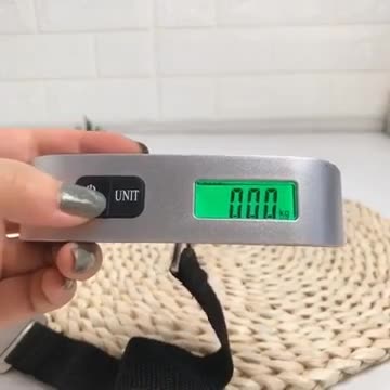 Portable Handheld Suitcase Weight for Travel with Rubber Paint Sensor