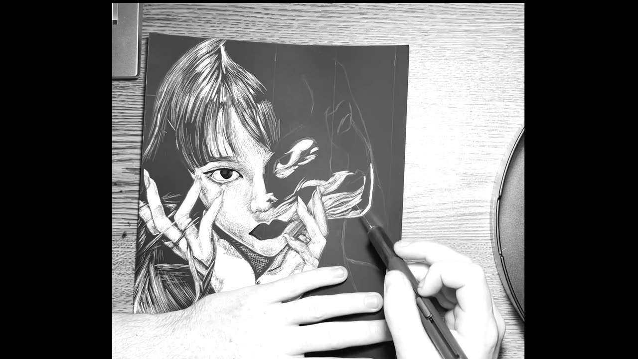 Scratch Art of Tomie