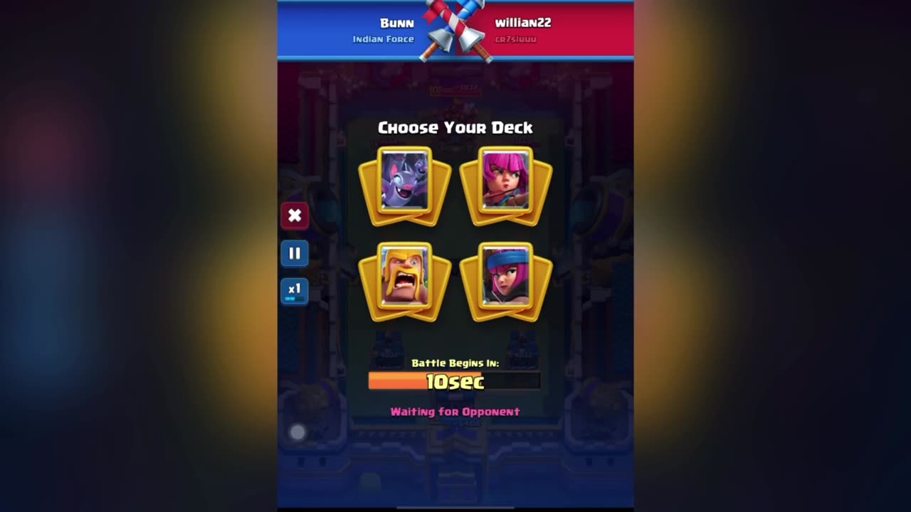 Clash Royale war part 1/3