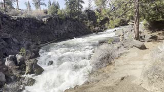 Dillon Falls Canyon Overlook Zone – Deschutes River – Central Oregon – 4K