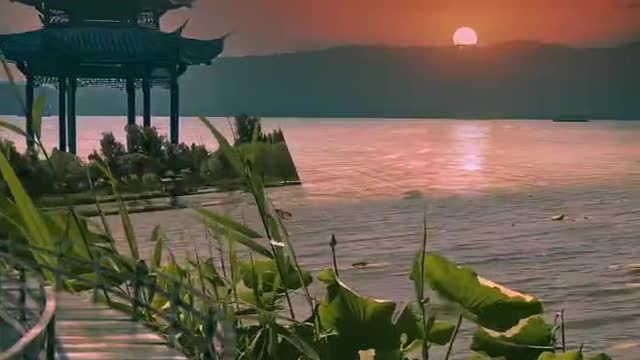Describe such a beautiful scene with your talent