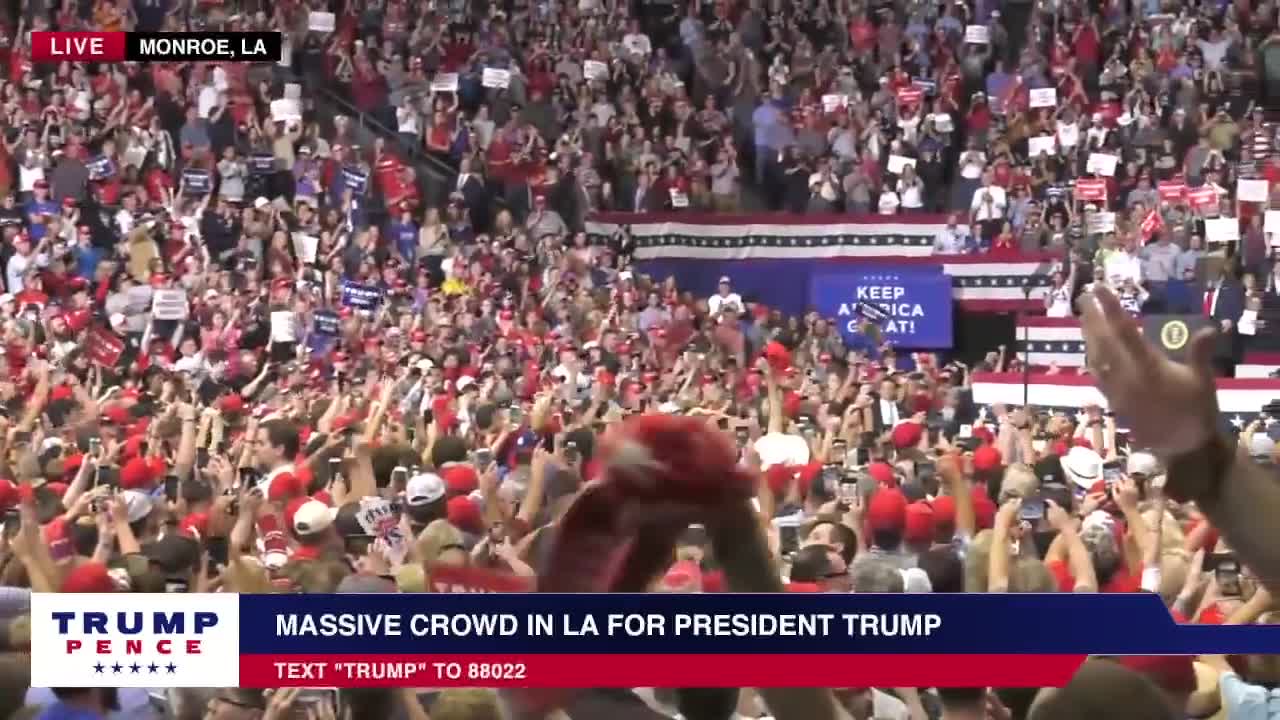 President Trump in Monroe, LA