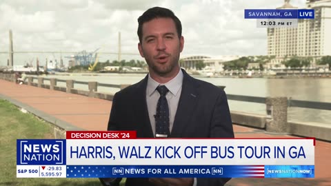 Kamala Harris, Tim Walz start bus tour of Georgia | NewsNation Now