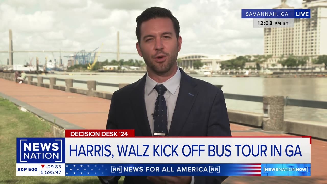 Kamala Harris, Tim Walz start bus tour of Georgia | NewsNation Now