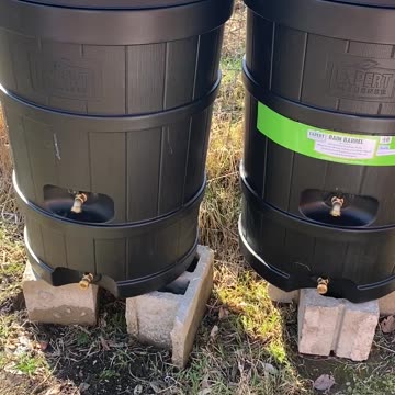 Rain Catchment System Off Grid Emergency Water or Garden